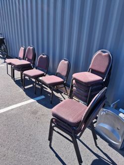 Ten Steel Sturdy Chairs only $30