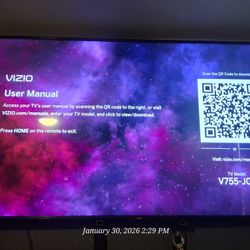 Vizio V-Series 75In Uhd Smart Tv 4K