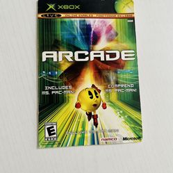 Xbox Live  Arcade Disc Includes Cardboard Sleeve Namco Ms Pac-Man  Microsoft