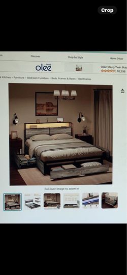 Mattress and bed frame