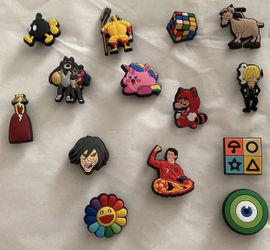 14 New Assorted Shoe Charm Jibbitz Bundle