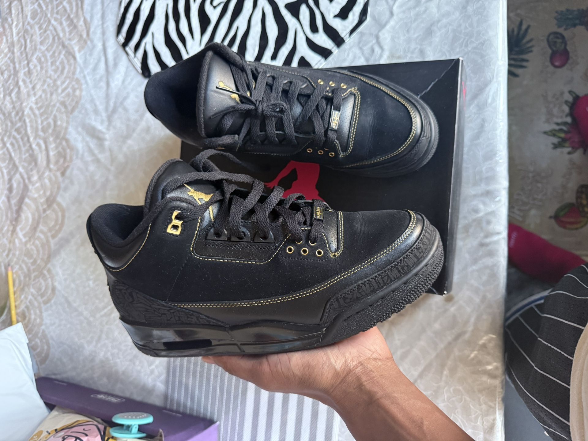 Jordan 3 Black History Month Sz9