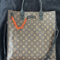 Used LOUIS VUITTON Louis Vuitton Monogram Solar Ray Sac Plat Virgil Abloh Brown M44475 Men's Leather Tote Bag