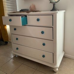Rustic White Dresser