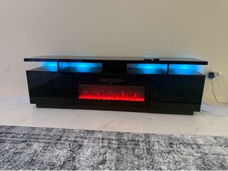 Brand New 🆕 TV Stand with Fireplace … Fast Delivery 🚚