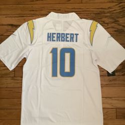 Chargers Herbert Navy Blue Gold white Jerseys NFL #10 Los Angeles