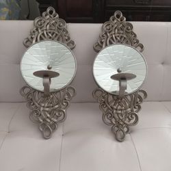 Vintage Bombay Furniture Company Wall Sconce Mirrored