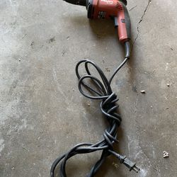 $75  Corded drywall screwdriver with 4500 rpm for drywall