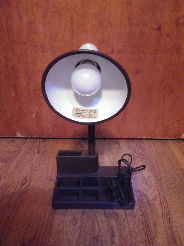 Small Desk Lamp With Compartments