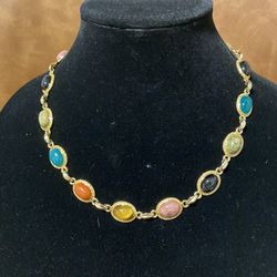 Vintage scarab Choker 