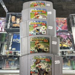  Mario Kart 64 $50-$60 Each Gamehogs 11am-7pm