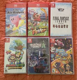 Nintendo switch games brand new