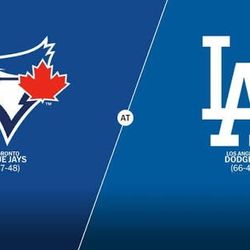 La Los Angeles  Dodgers  Vs Toronto Bluejays World Series Game 3