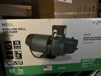 Zoeller 3/4-HP 115 and 230-Volt 15-GPM Cast Iron Shallow Well Jet Pump