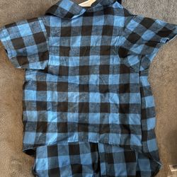 Large Dog Flannel Shirt