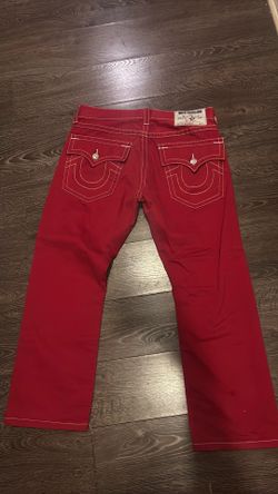 true religion jeans red