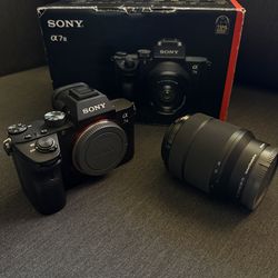 Sony A7iii Full Frame Mirrorless Camera + Lens