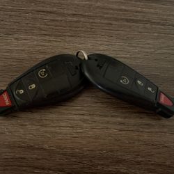 OEM Chrysler/Dodge/Jeep Key Fob Shells (Lot of 2)