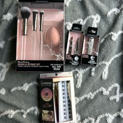 Makeup Brush Bundle With Makeup Bag