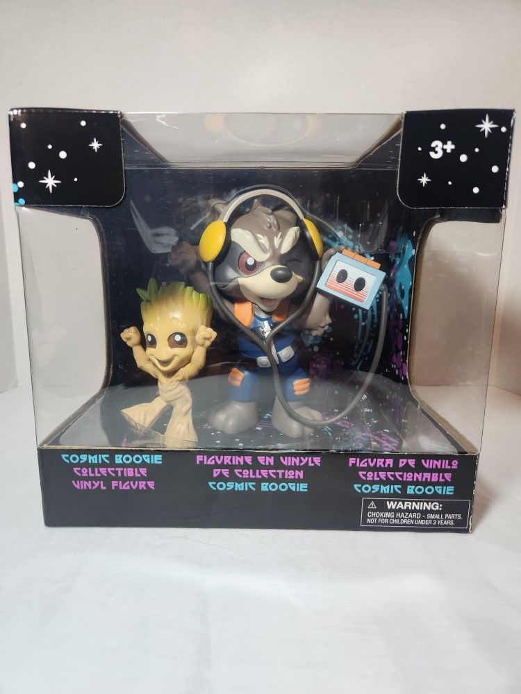 Disney Park Xl Marvel Comics Boogie Groot Vinyl Figurine 