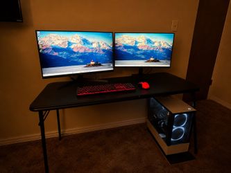 Gaming pc: RTX 3070 Ti Gaming PC Setup — Ryzen 7 3700X — NZXT Liquid Cooled