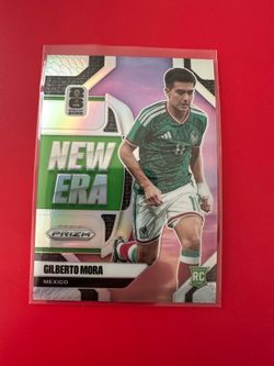 Gilberto Mora 2026 Panini Prizm FIFA World Cup #15 RC Rookie Silver New Era