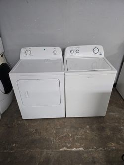 amana heavy duty large capacity washer and dryer.