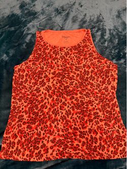Torrid size 1 orange animal print tank top