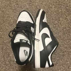 Black and white panda dunks size 12 nike 9/10 condition 