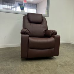 Electric Recliner Red Brown Blue Black Lifting Recliner Chair 7040