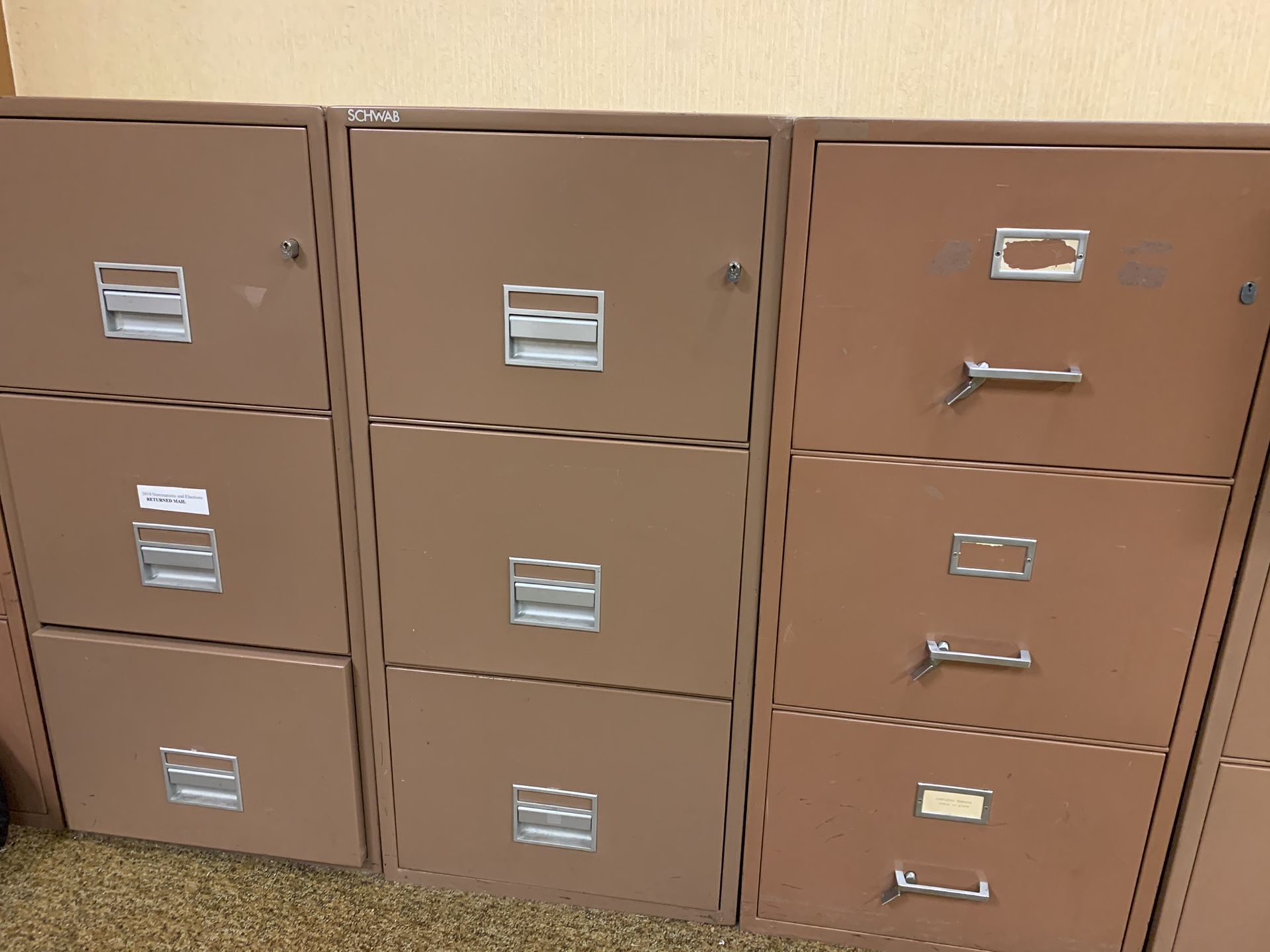 Office Cabinet from Shaw Walker fireproof