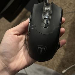 Wired Optical Gaming Mouse, RGB Lighting, Lunar Light