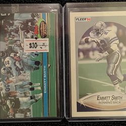 Emmit Smith Rookie And 2nd Year Card🔥🏈🔥