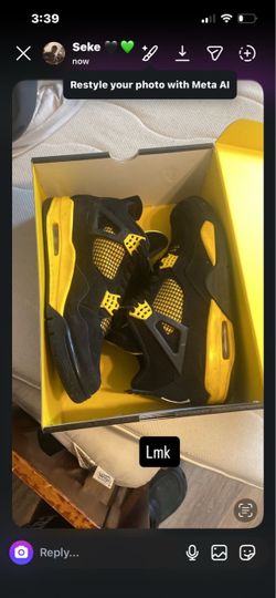 Jordan 4s yellow thunders