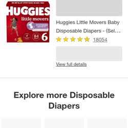 Two Boxes Of Huggies Little Movers 