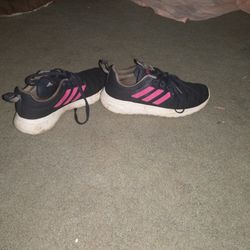 Adidas Blue With Pink Size 4 In Kids