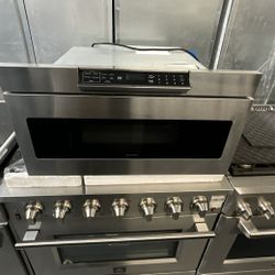 🔥 Sharp Stainless Steel Microwave Drawer – Like New! 🔥