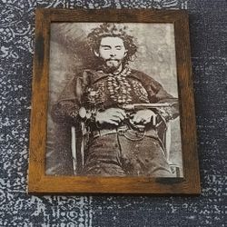 Old West Dead Gunfighter "Bloody Bill Andersen" Macabre Print 8.5" x 11"