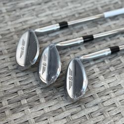 Titleist Vokey SM10 Chrome 3 Wedge Set (52, 56, & 60 Degrees)