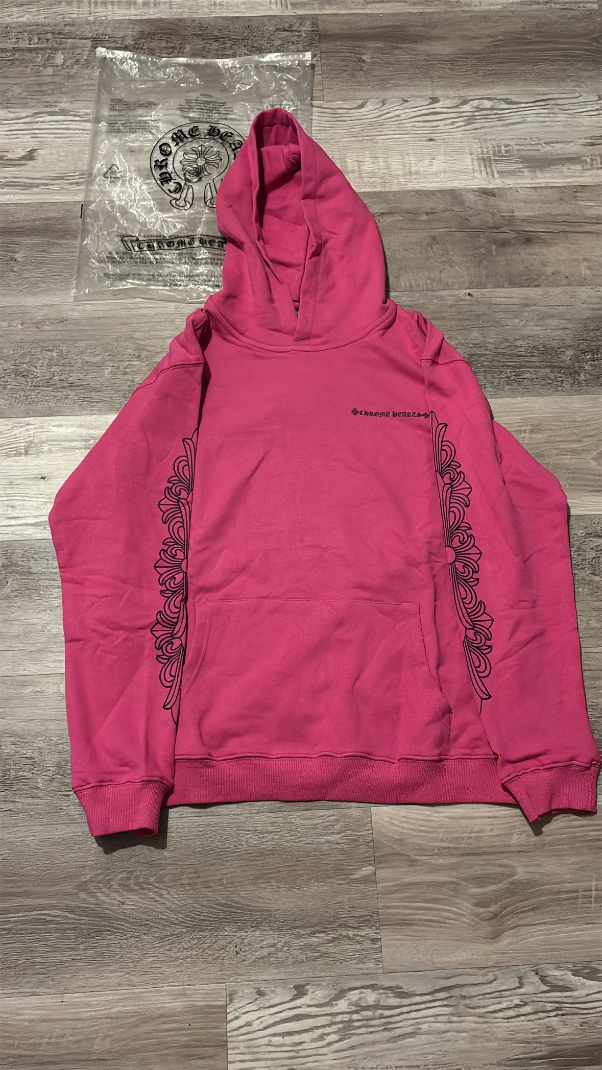 Chrome Hearts x Matty Boy “Stay Fast” Hoodie – Pink – Size Medium – Brand New