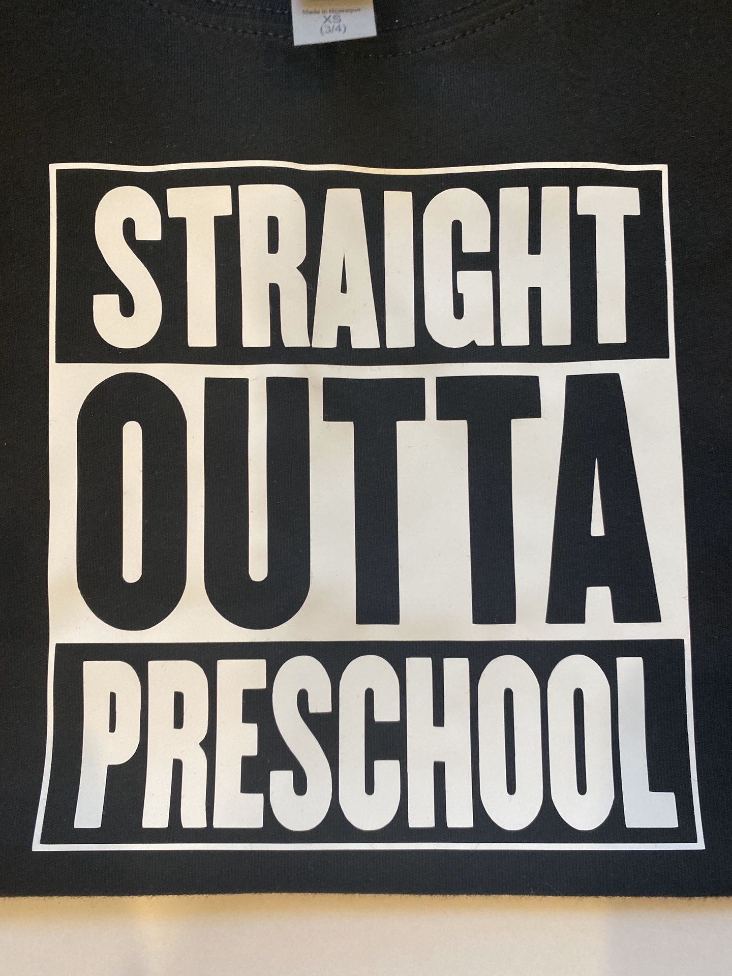 Straight outta preschool shirts
