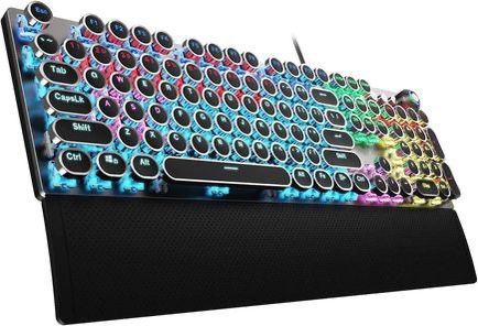 NEW AULA F2088 typewriter style wired mechanical gaming keyboard