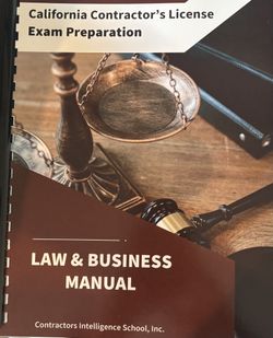 CA Contractor’s License Law & Business Manual