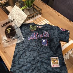 Bape X Mets Michelle & Ness Jersey 🔥💦