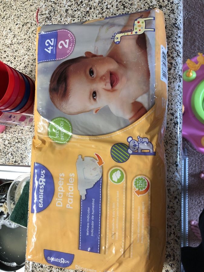 Babies r us diapers size 2