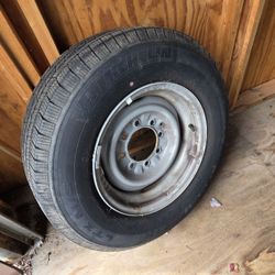 Ford 8 Lug Rims with Tires 16 In.Set Of 4 