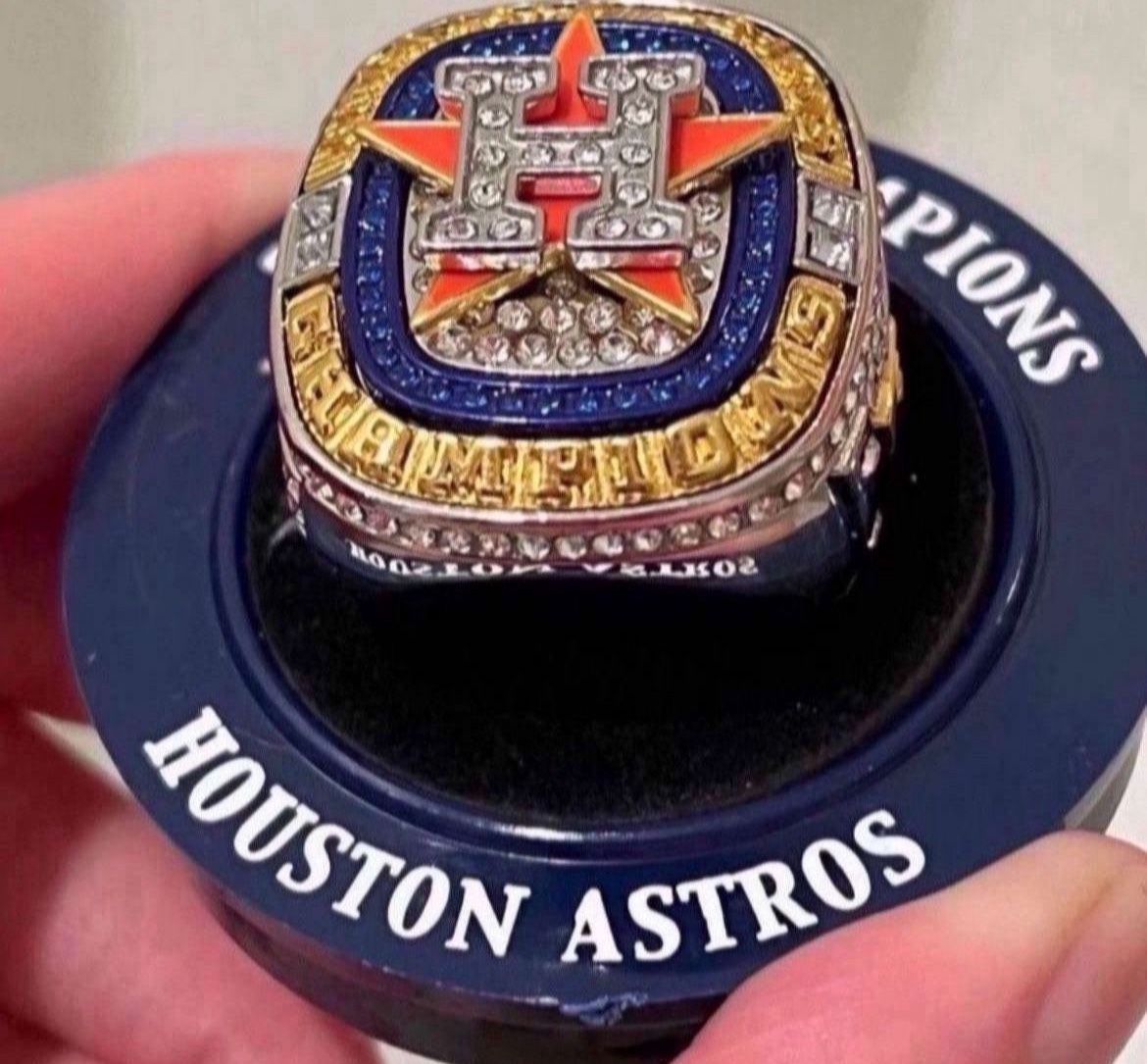 MICHAEL BRANTLEY HOUSTON ASTROS RING 2021 AL CHAMPIONSHIP RING