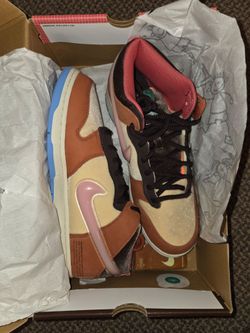 Nike Dunk Mid Social Status Free Lunch Chocolate Milk