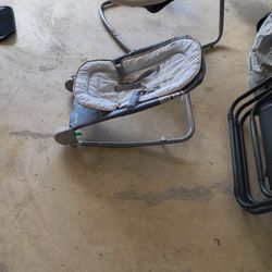 Baby Rocker.  Hardly Used.  Vibrates And Sound Have 2