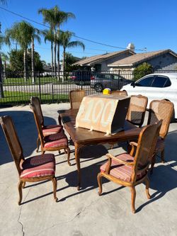 Table and chairs